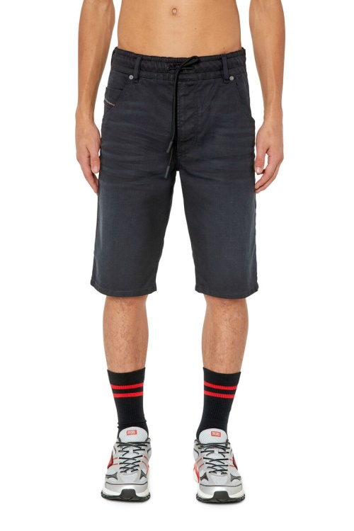 Diesel D-Krooshort-Z Joggjeans Black/Dark Grey