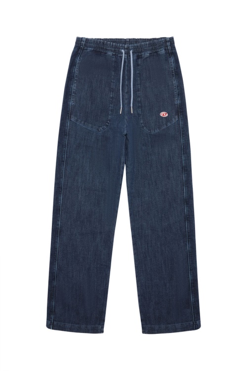 Diesel Dark Blue D-Martians Track Denim 09C30 Straight