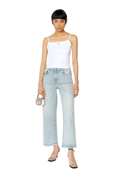 Light Blue Diesel 2000 09C08 Bootcut And Flare Jeans