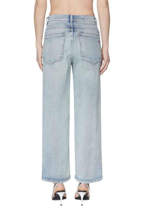 Light Blue Diesel 2000 09C08 Bootcut And Flare Jeans