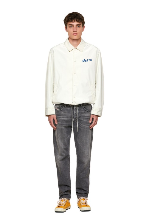 Black/Dark Grey Diesel 2005 D-Fining 09A11 Tapered Jeans