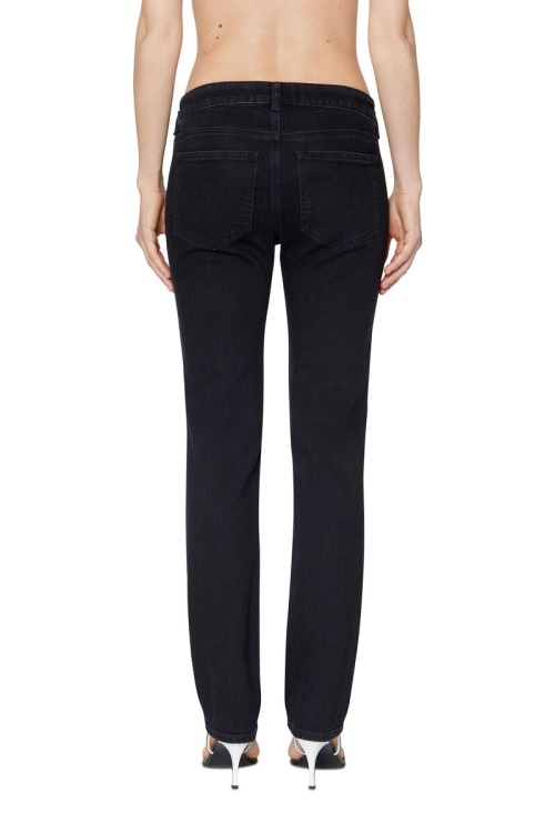 Black/Dark Grey Diesel 2002 Z9C25 Straight Jeans