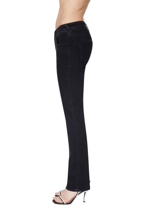 Black/Dark Grey Diesel 2002 Z9C25 Straight Jeans