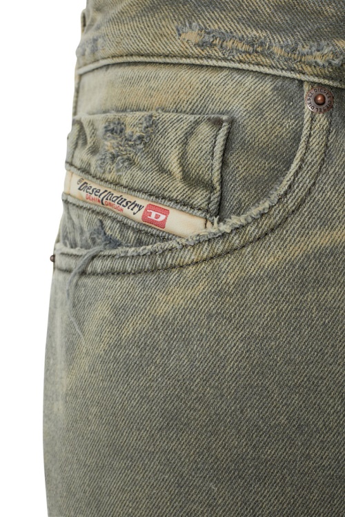 1955 09D87 Straight Jeans Diesel Light Grey