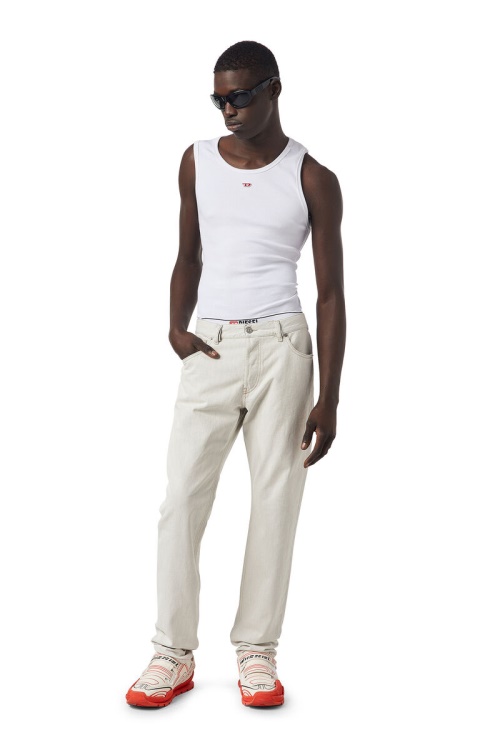 Diesel 1995 09B93 Straight Jeans White