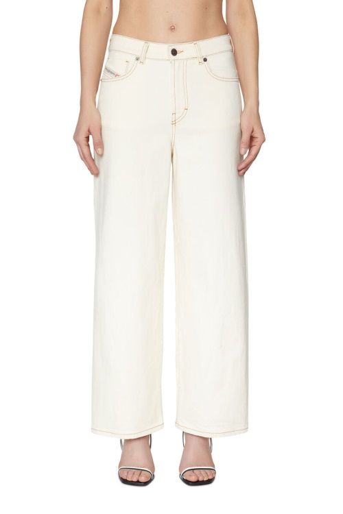 2000 09B94 Bootcut And Flare Jeans Diesel White