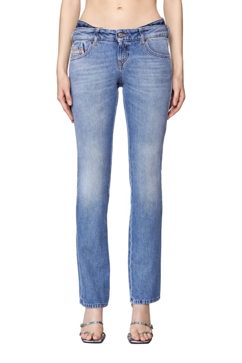 Medium Blue Diesel D-Sel 09D27 Straight Jeans