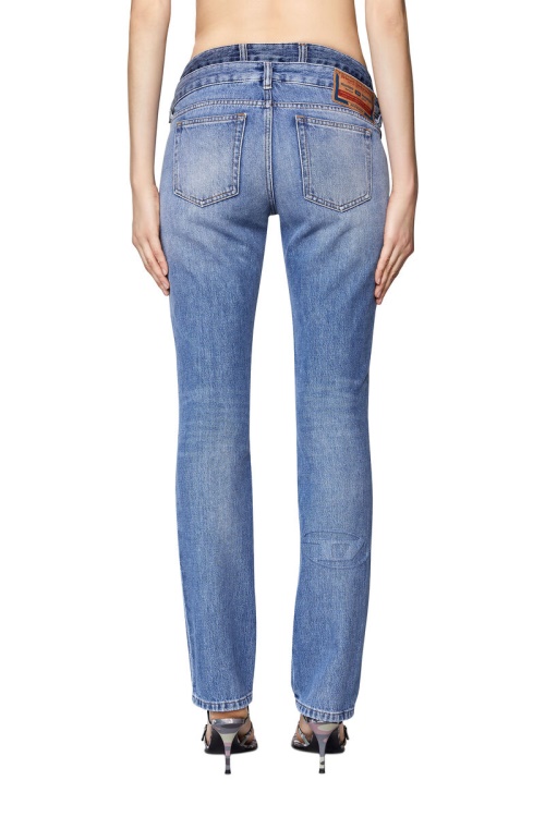 Medium Blue Diesel D-Sel 09D27 Straight Jeans
