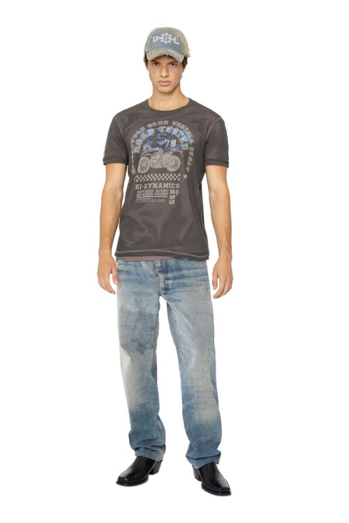 Diesel T-Fishy In Dark Grey