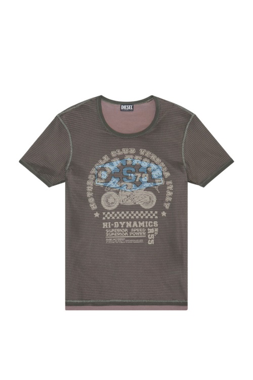 Diesel T-Fishy In Dark Grey