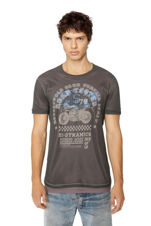 Diesel T-Fishy In Dark Grey