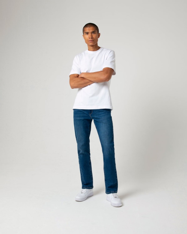 Medium Blue Diesel Nikolai Classic Bootcut Laundry