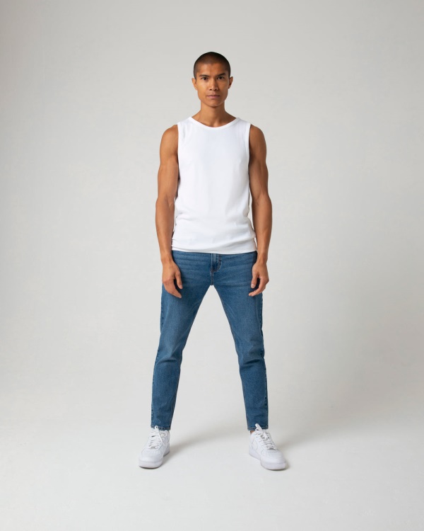 Diesel Harrisson Relaxed Taper Washed Blue