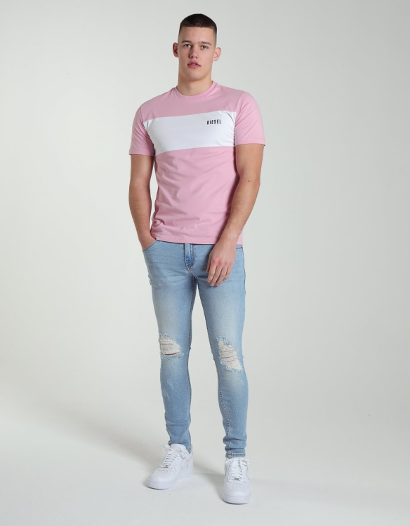 Saxon Skinny Fit Ocean Diesel Light Blue