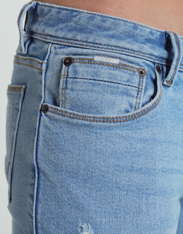 Saxon Skinny Fit Ocean Diesel Light Blue