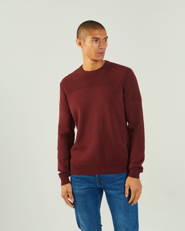 Diesel Eden Sweater Vineyard Red