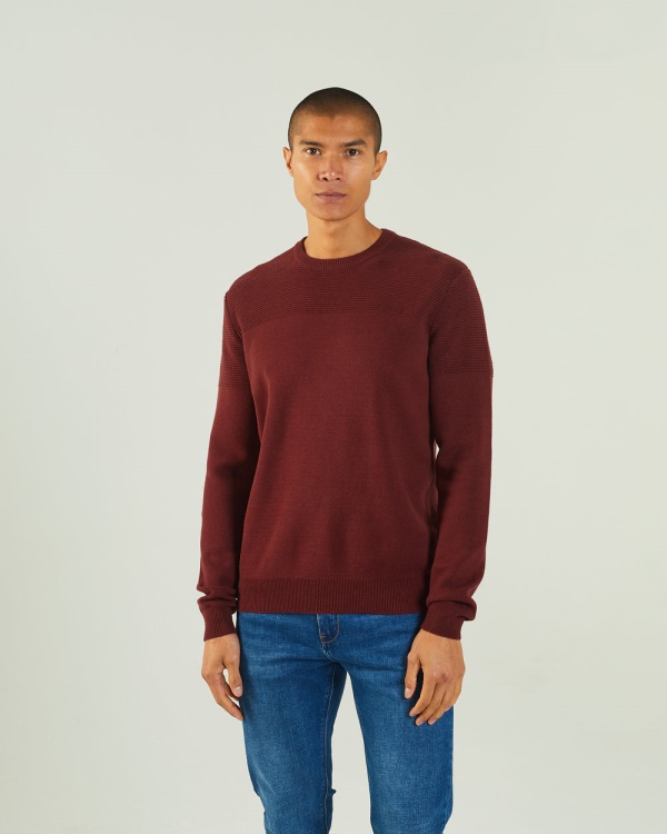 Diesel Eden Sweater Vineyard Red