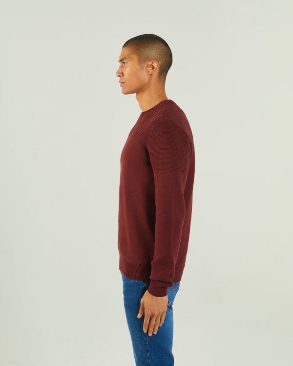 Diesel Eden Sweater Vineyard Red