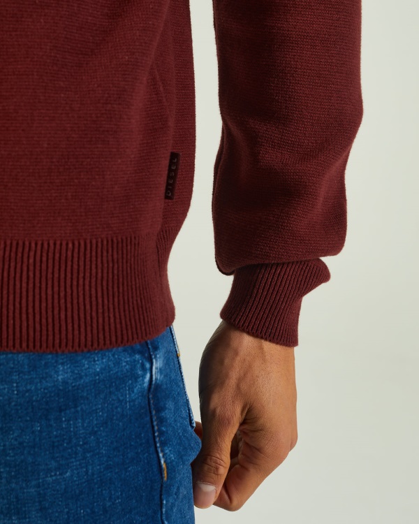 Diesel Eden Sweater Vineyard Red