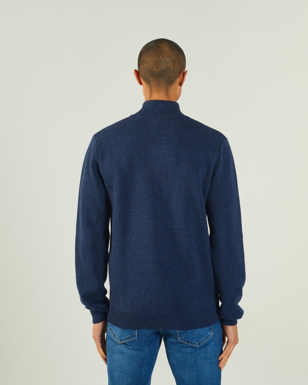Diesel Colter Half Zip Space Marl Blue