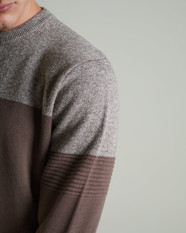 Brown Diesel Luigi Sweater Walnut Wood