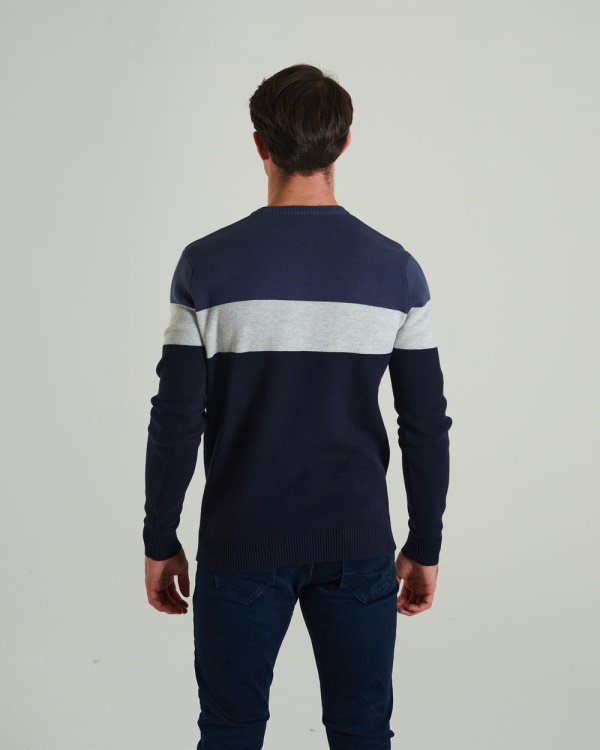 Diesel Tim Sweater Steel Indigo Blue