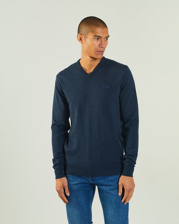 Diesel Tony V Neck Navy Blazer