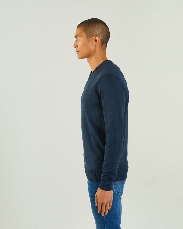 Diesel Tony V Neck Navy Blazer