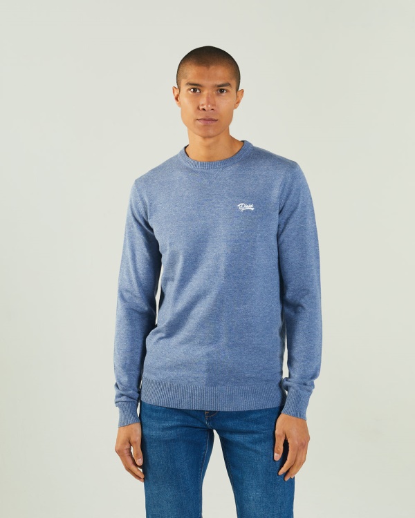 Diesel Dylan Round Neck Snorkel Melange Blue