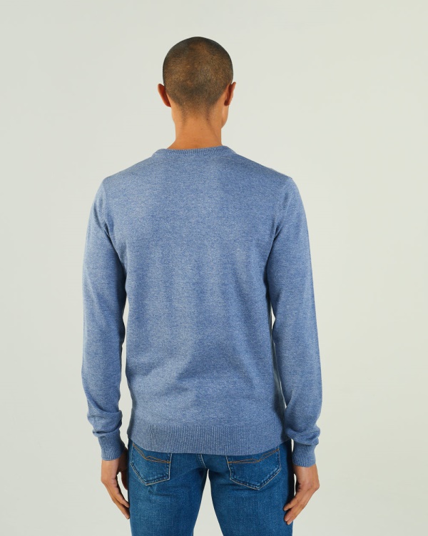Diesel Dylan Round Neck Snorkel Melange Blue