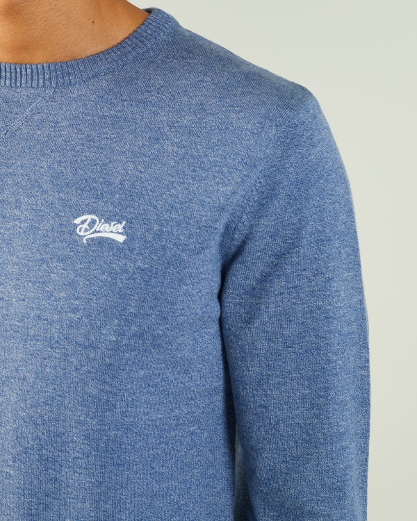 Diesel Dylan Round Neck Snorkel Melange Blue