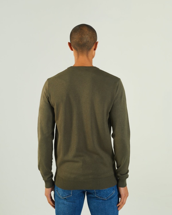 Khaki Diesel Dylan Round Neck Combat Green