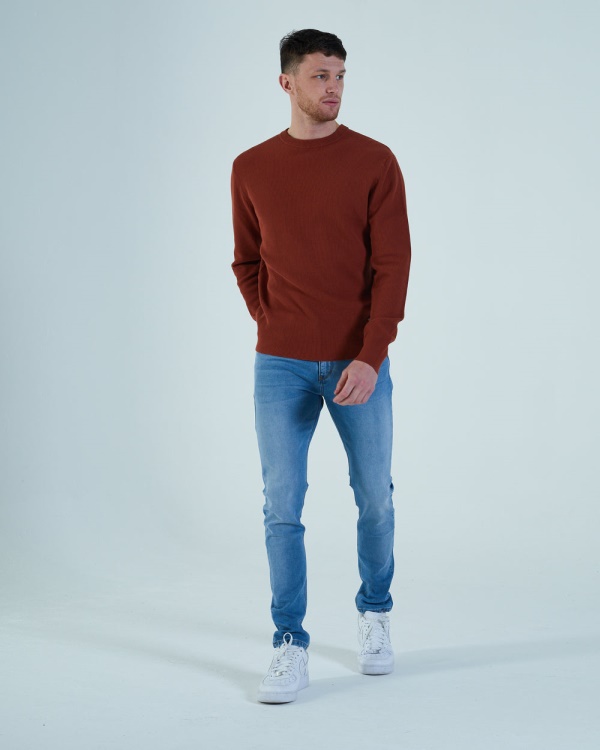 Diesel Millard Sweater Jaipur Ginger Red