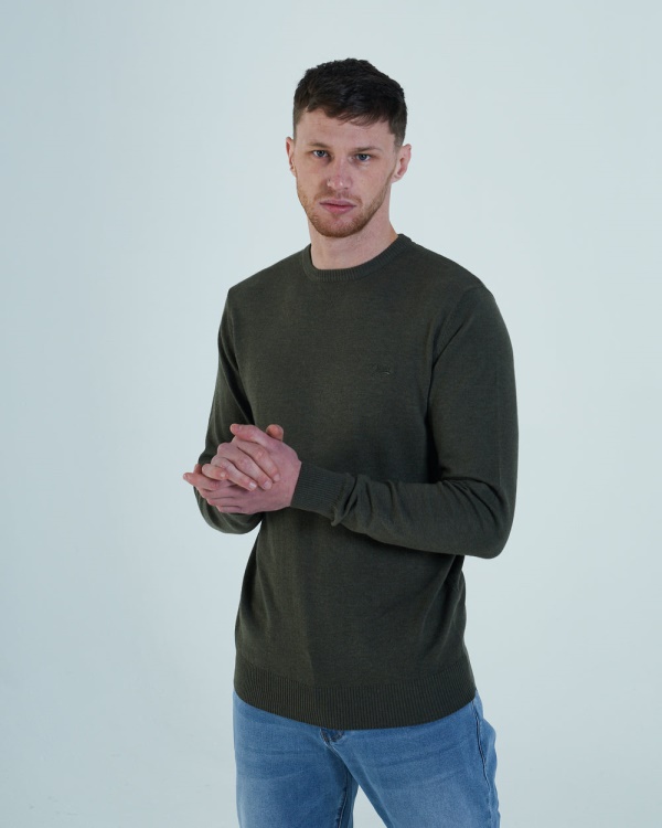 Khaki Dale Round Neck Combat Green Diesel