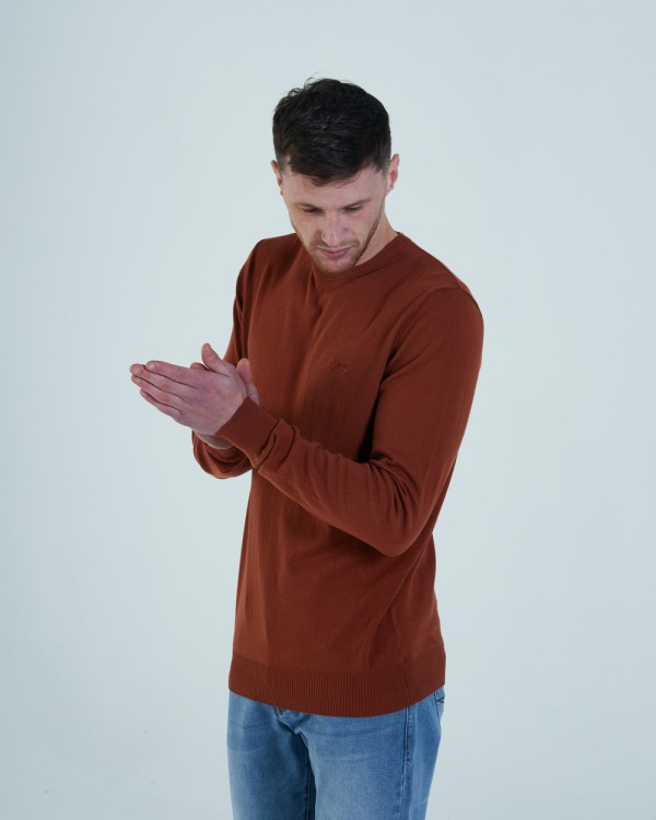 Diesel Dale Round Neck Jaipur Ginger Red