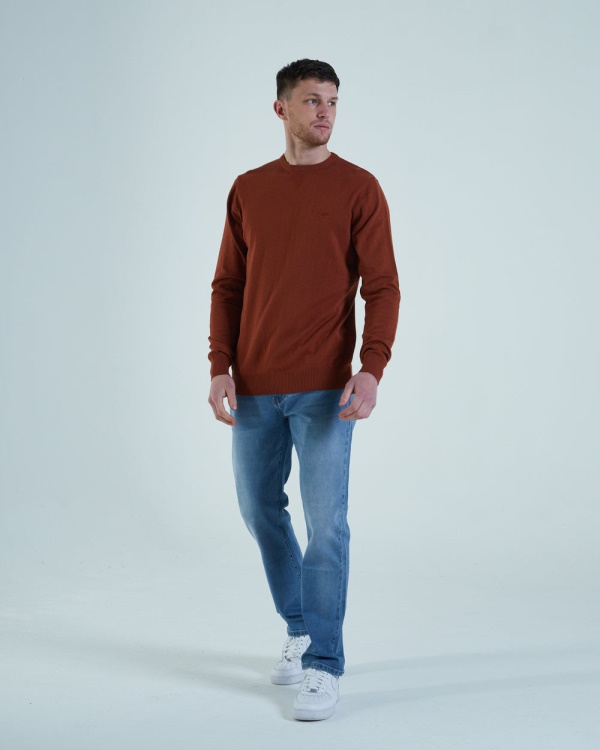 Diesel Dale Round Neck Jaipur Ginger Red