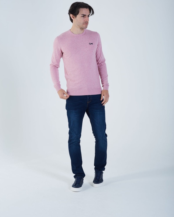 Dale Round Neck Cameo Pink Diesel