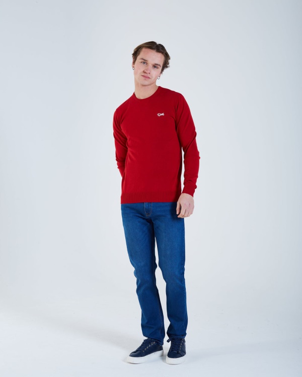 Diesel Dale Round Neck High Risk Red Mel