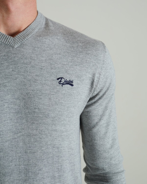 Alloy Melange Tom V Neck Alloy Melange Diesel