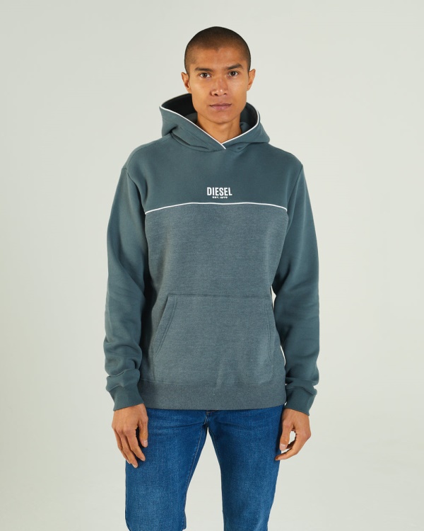 Matt Hoodie Verdi Green Diesel Green