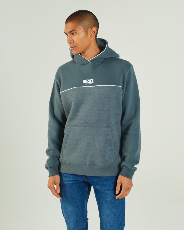 Matt Hoodie Verdi Green Diesel Green