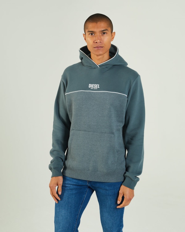 Matt Hoodie Verdi Green Diesel Green