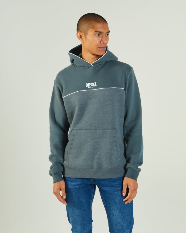 Matt Hoodie Verdi Green Diesel Green