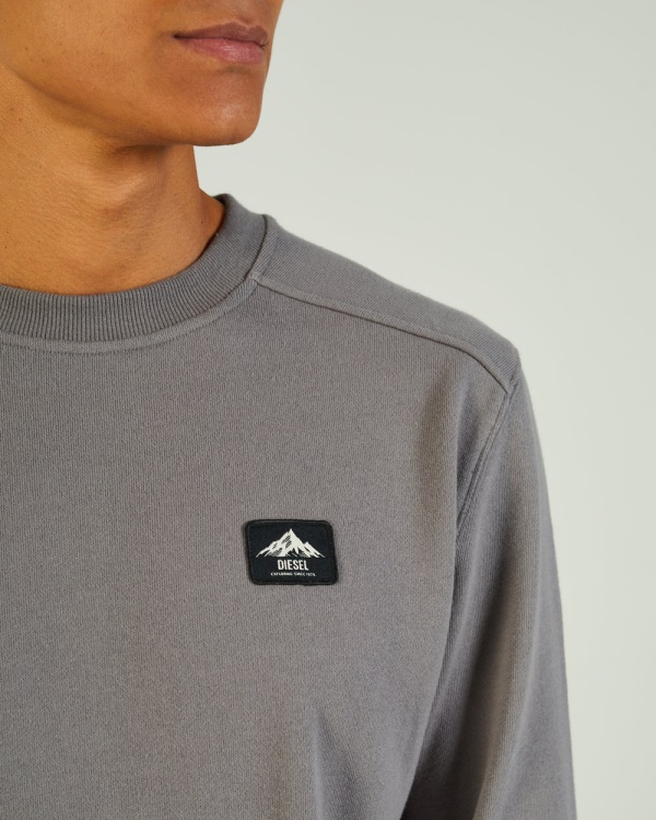 Grey Andes Sweatshirt Rock Climb Diesel