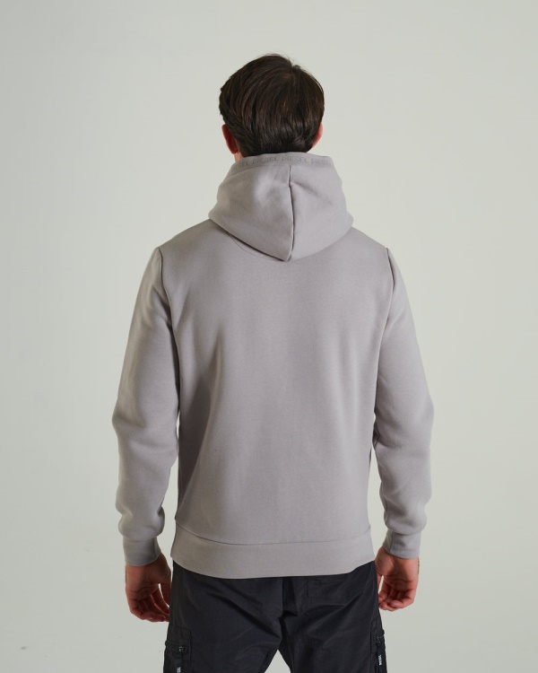 Diesel Lupin Hoodie Fossil Stone Light Grey