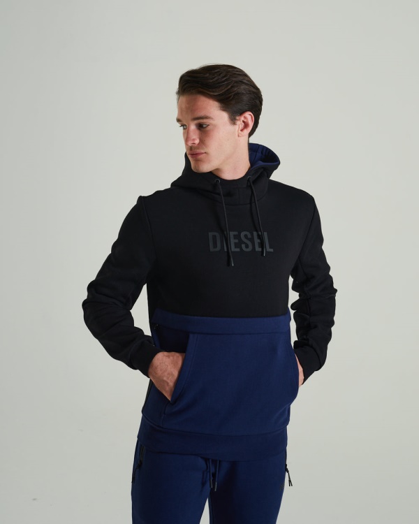 Marcellus Hoodie New Black Diesel