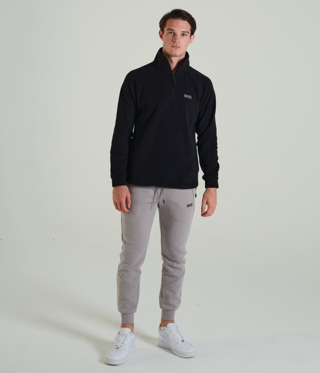 Trojan Fleece Half Zip New Diesel Black