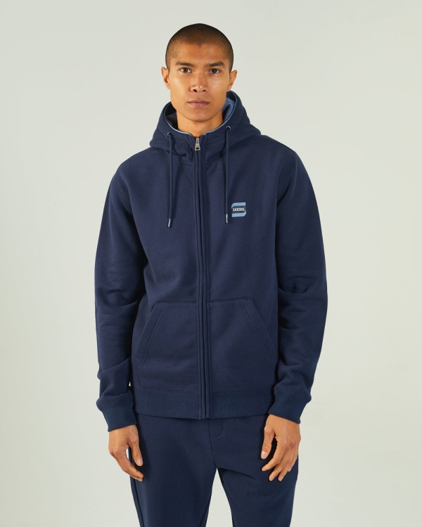 Diesel Harvey Zipper Navy Blazer