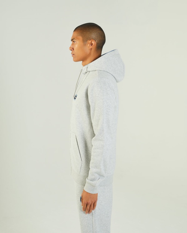 Harvey Zipper Grey Marl Diesel Grey
