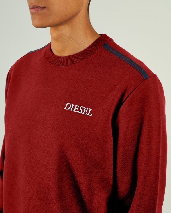 Diesel Harding Sweatshirt Red Dahlia